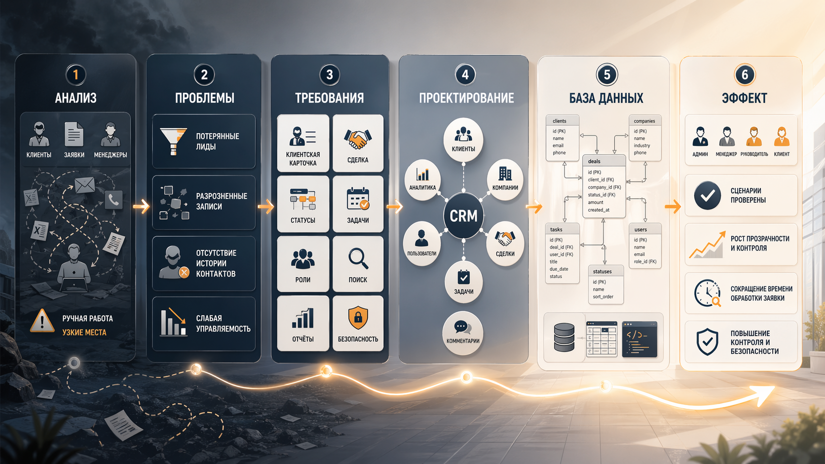 ���������� CRM-������� � �������